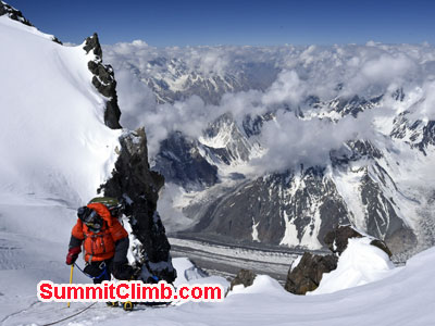 Our camp amidst the glacier
