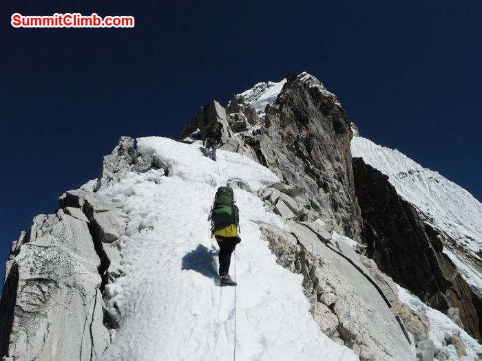 On the way to camp 2. Photo Henri Geller