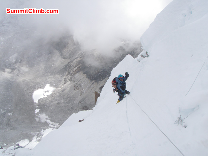 On  mushroom ridge. Photo Kunnar karu.