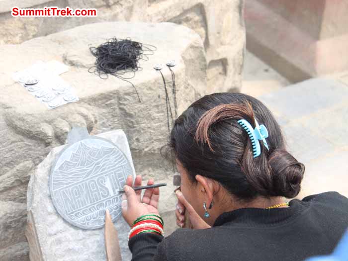 Hand work in kathmandu. Photo Scott Younghusband