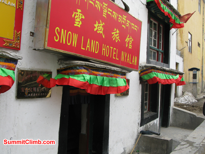 Snow land hotel at Nylam. Photo Rares Voda