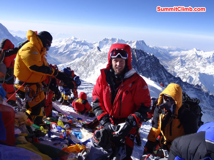 Summit Photo of Steve Pearson – Photo  David Roskelly