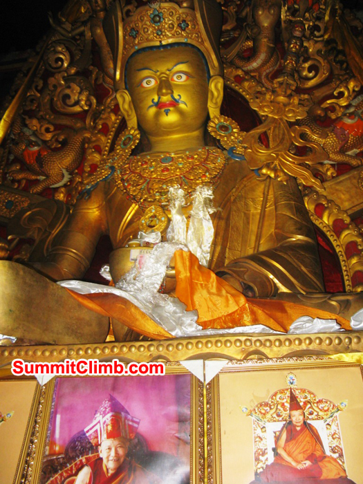 Padmasambava and some of the famous lamas of the Rongbuk Monastery