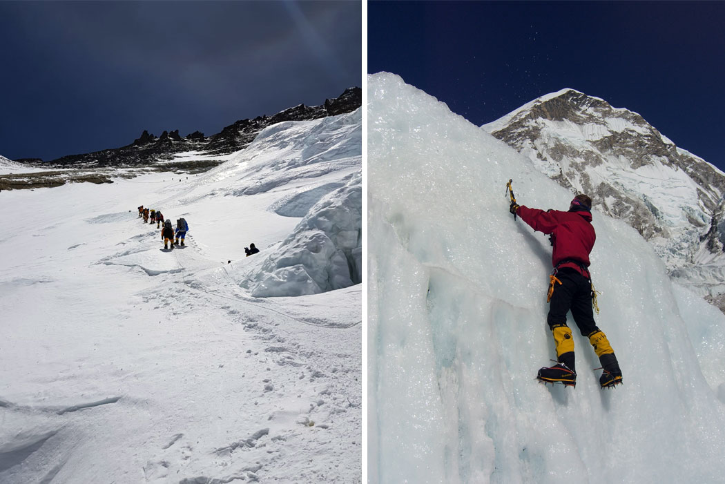 Everest South Side Nepal Camp 3 Training Climb Expedition