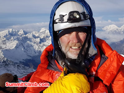 Everest summit on May 23, 2018