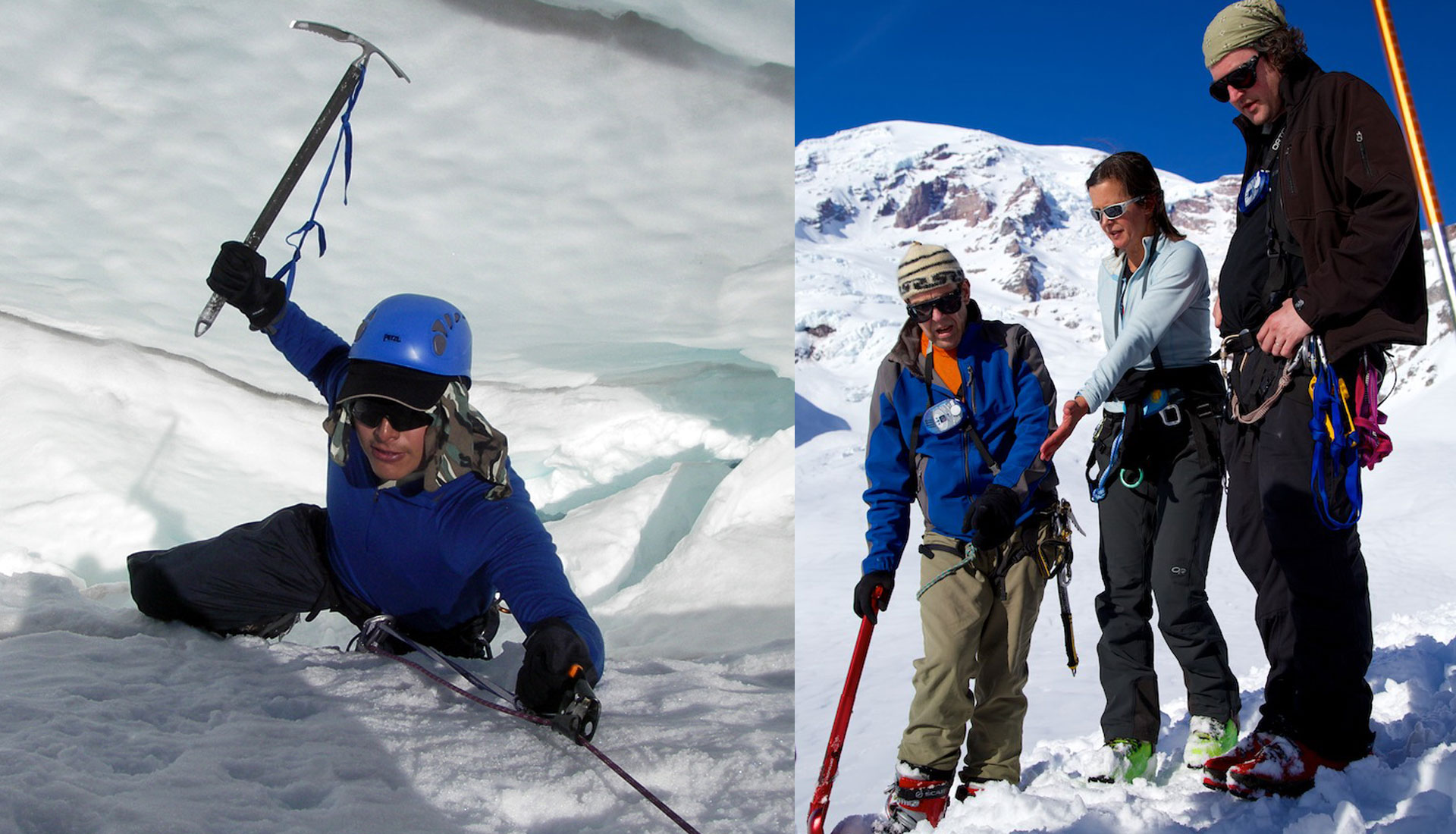 Seattle Glacier School - Learn Glacier Travel, Rescue, Ice Climbing Skills