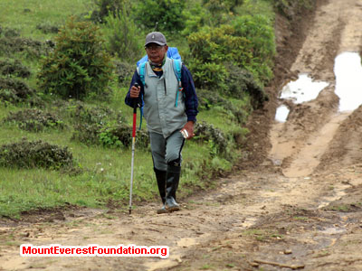 nepal volunteer trek, kaji