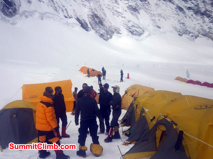 Lhotse Members at Camp 1